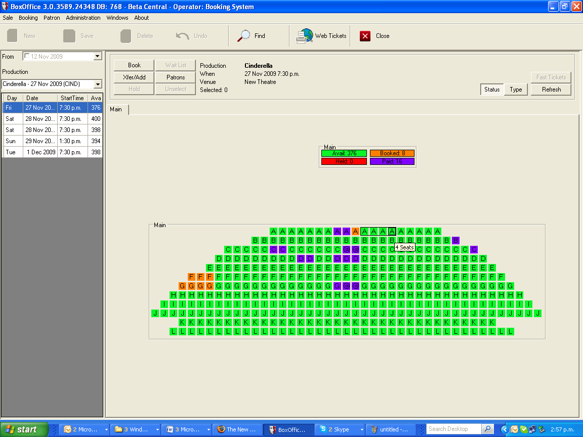 Booking a Standard Ticket